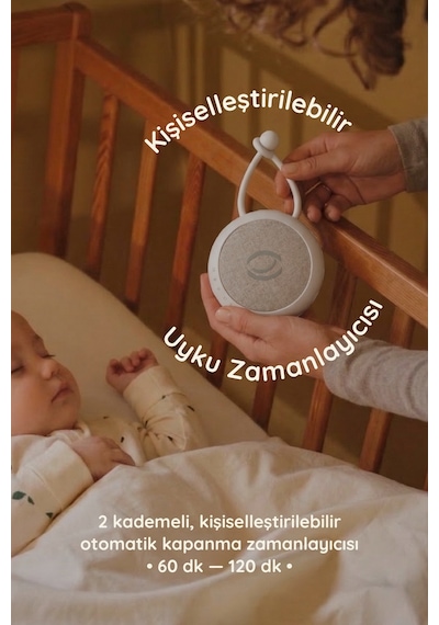Beyaz Gürültü Cihazı | 33 Sesli, Pışpışlı & Ninnili Ayıcık | Pembe Fularlı Ayıcık