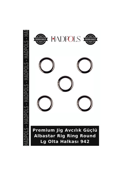 Premium Jig Avcılık Güçlü Albastar Rig Ring Round Lg Olta Halkası 942 standart