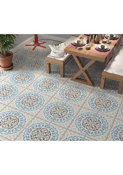 Yer Kaplama Zemin Kaplama Folyosu 65x130 Cm Ancient Floor