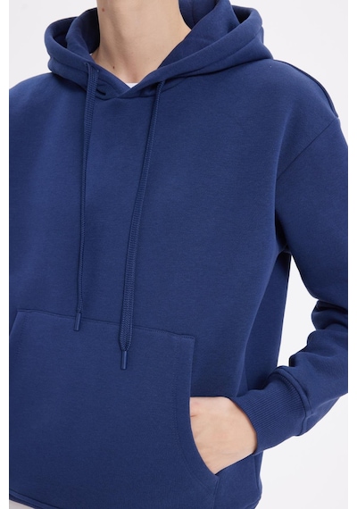 Tudors Kadın Oversize Geniş Kesim Pamuklu Yumuşak Dokulu İçi Polarlı Basic Lacivert Kapüşonlu Sweatshirt-42087 Lacivert Tudors Kadın Oversize Geniş Kesim Pamuklu Yumuşak Dokulu İçi Polarlı Basic Lacivert Kapüşonlu Sweatshirt-42087 Lacivert