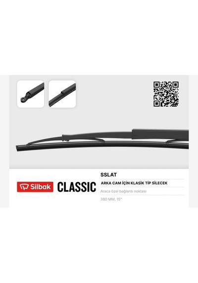 Silecek - 488 - Süpürgesi 385mm Doğan Slx - Csmo-tex - Kartal Arka