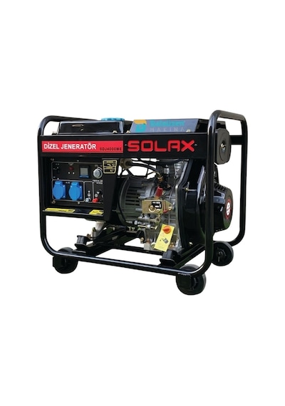 Solax SDJ4000ME 3KW İpli Marşlı Monofaze Dizel Jeneratör