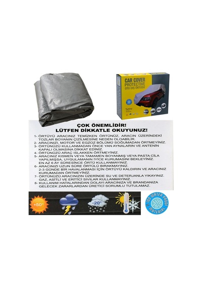 Guard Vw Golf 4 Hb Branda 1998-2004 / 4 Mevsim Miflonlu 4,10 Mt Genis 1,72 Mt Yüksek 1,45 Mt