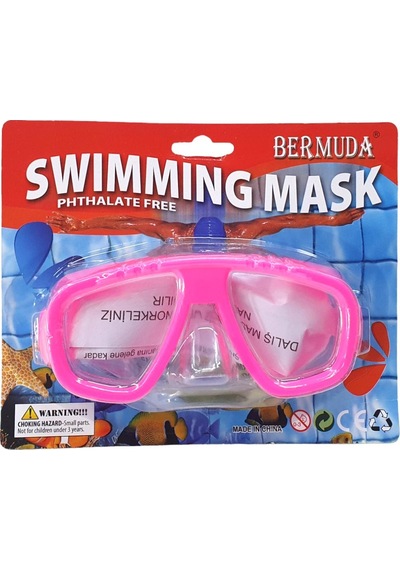 Ak409 - Kartela Tek Maske Çocuk Lisinya Çok Renkli