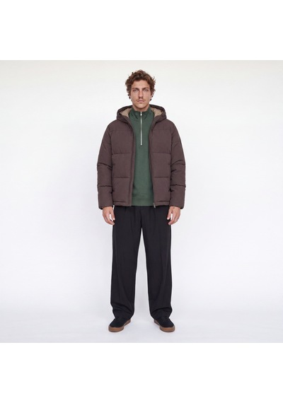 Jack & Jones Erkek Ayarlanabilir Bagcikli Kapüsonlu Puffer Ceket - Galaxy - 12303930 Java