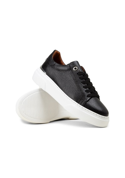 Deery Kadın Siyah Hakiki Deri Sneaker Ayakkabı - 00502zsyhe01