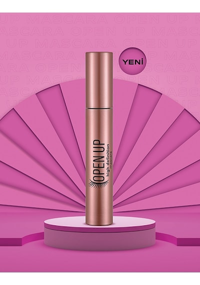 Flormar Open Up HD Yelpaze Etkili Ayırıcı Maskara 001 (Siyah)