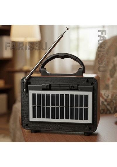 Everton Rt-735 Retro Tasarım Güneş Enerjili Bluetooth Usb/tf Mp3 Fm/am/sw Radyo