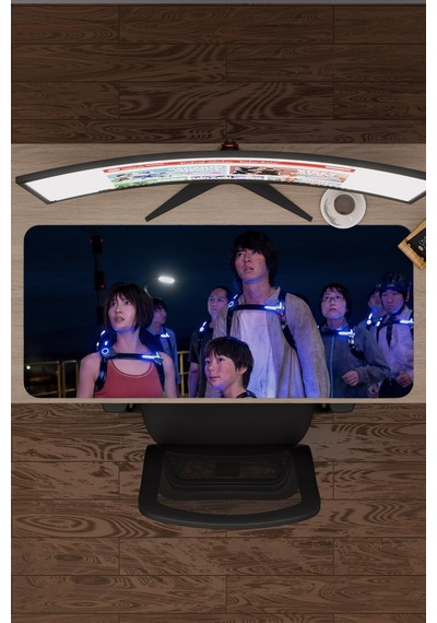 Alice İn Borderland V4 90x40 Xxl Gaming Kauçuk Kaymaz Taban Mouse Pad Fare Altlığı