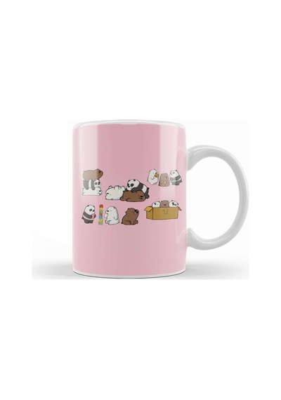 We Bare Bears Cute Kupa Bardak Porselen Karışık