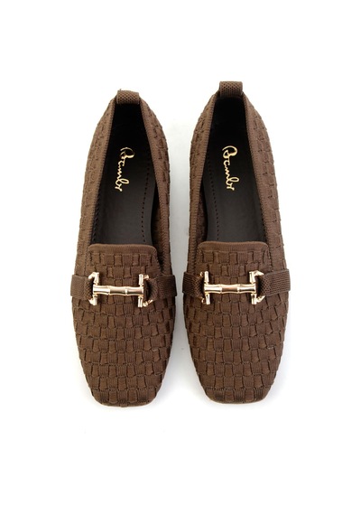 Bambi Kahve Kadın Loafer Ayakkabı K01327020182 Kahve