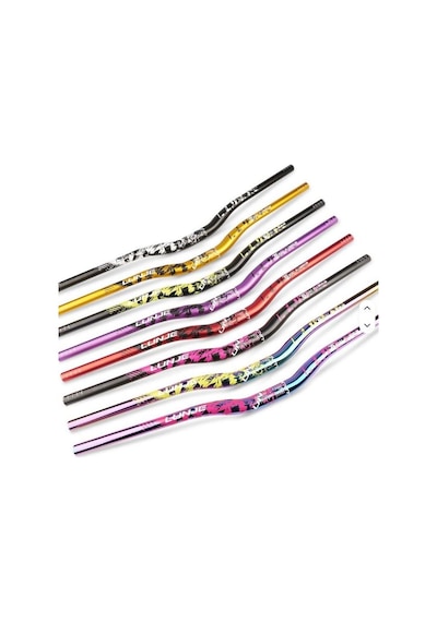 Lunje Alüminyum 31.8 780 Mm Riser Mtb Gidon Bisiklet Gidonu Turuncu Siyah