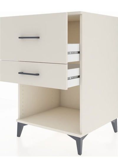 Kronos Komodin 2 Çekmeceli 60x59x96 Aytaşı-aytaşı Aytaşı