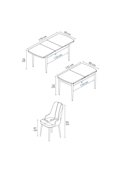 Clara Beyaz 80x132 Açılabilir Mdf Masa Yemek Odası Takımı,mutfak Takımı 4 Adet Sandalye Krem Clara Beyaz 80x132 Açılabilir Mdf Masa Yemek Odası Takımı,mutfak Takımı 4 Adet Sandalye Krem