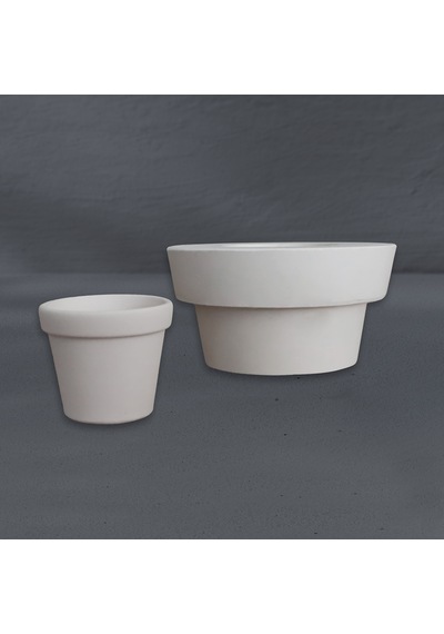 Minik Saksı Alçı Kalıbı Minik Saksı Sanatsal Seri