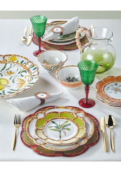 Yeşil Melamin Yemek Tabağı 28 Cm