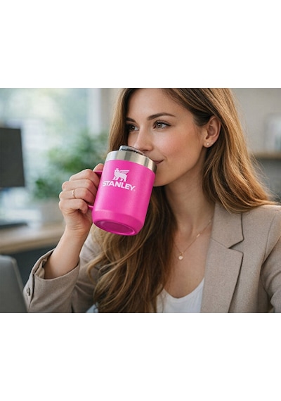 Stanley The Everyday Camp Mug 0.23l Klasik Termos 10-11444-080 Pembe Pembe