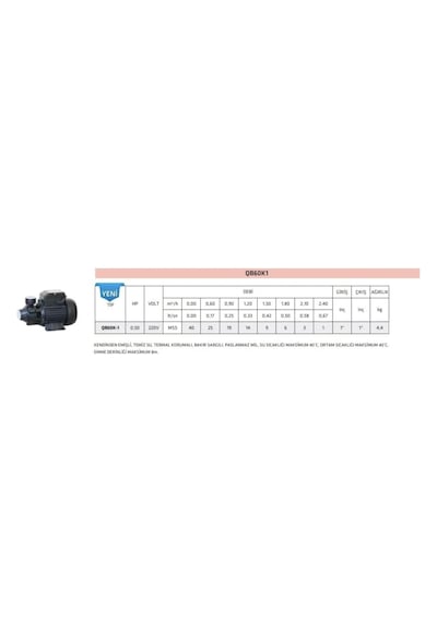 İrka Qb60 Hidromatlı Hidrofor - 0,5 Hp - 2kat/2daire - İmpo Pompalı