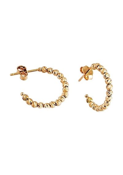 Sembol Gold Altın Halka Küpe Dorikalı 14k Gold Çok Renkli