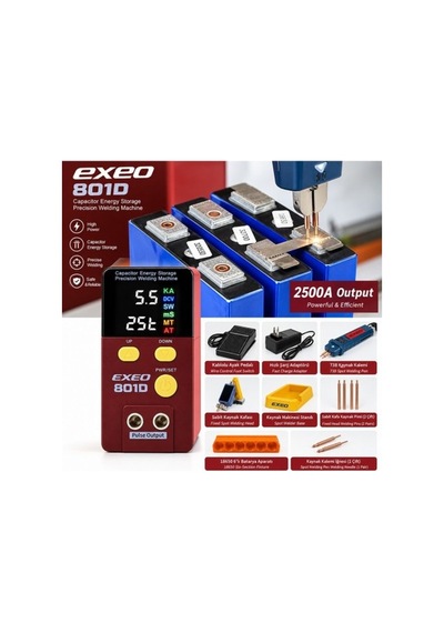 Xtechnx Xtechn093922 Exeo 801d 12 Kw Pil Puntalama, Kapasitif Spot Punta Kaynak Makinesi