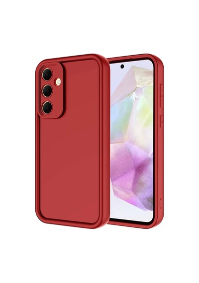 Newface Samsung Galaxy A26 Kılıf Viera Silikon - Kırmızı