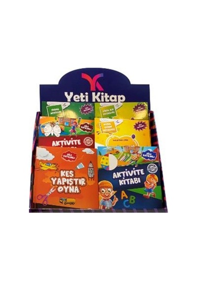 Yeti Etkinlik Kitapları Standı (120 Kitap - 10 Çeşit) 9786257388184