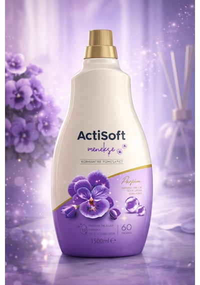 Menekşe Konsantre Çamaşır Yumuşatıcısı 1500 Ml 60 Yıkama Tekli