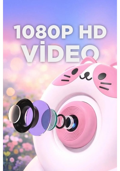 Özel Üretim Dijital Fotoğraf Makineleri Çocuk Kamerası 1080p S8 Araç Eğlenceli