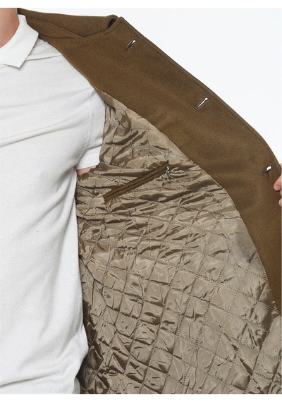 Plt7226 Dewberry Battal Palto-Camel