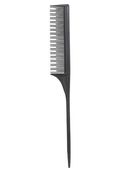 Koodmax Plastik Boyama Ayırma Krepe Saç Tarağı - Siyah