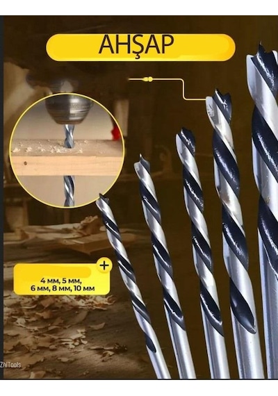 Zhltools Matkap Ucu Seti- Beton Metal Ahşap Matkap Ucu Drill Bits Set 16 Lı Set