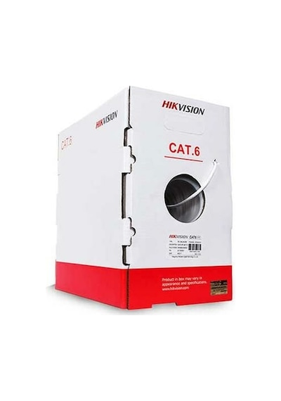 Hikvision Ds-1ln6u-g 23 Awg U/ Utp Cat6 305 Mt Gri Data Network Kablo