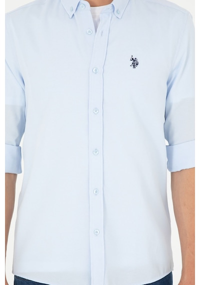 U.s. Polo Assn. Erkek Açık Mavi Gömlek Basic 50288629-vr003 Mavi