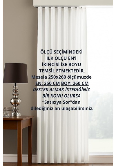 Fabric Design Saten Beyaz Güneşlik Yüksek Kaliteli 150 X 260 Diğer