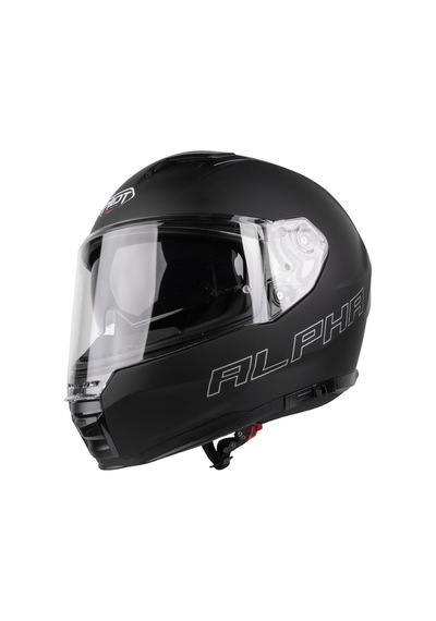 Pilot Alpha Sv Mat Siyah Kapalı Motosiklet Kaskı Siyah