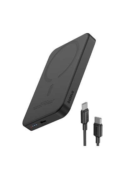  Baseus Magsafe Mini P10022107113-00 20 W 5000 Mah Şarjlı Powerbank + 30 CM Type- C Kablo