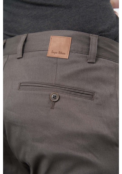 İmza Koyu Haki Düz Armürlü Pamuklu Yan Cep Slim Fit Casual Pantolon 1003245163 Koyu Haki İmza Koyu Haki Düz Armürlü Pamuklu Yan Cep Slim Fit Casual Pantolon 1003245163 Koyu Haki