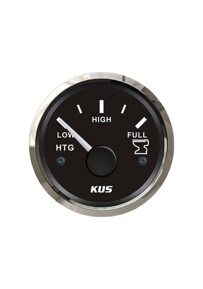 KUS Atık Su Göstergesi Siyah 240–33 Ohm 12/24V 52 MM
