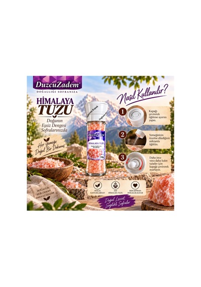 Kaya Tuzu Değirmen Kapak 200 Gr