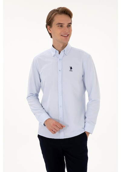 U.s. Polo Assn. Erkek Basic Gömlek 2225434 Açık Mavi U.s. Polo Assn. Erkek Basic Gömlek 2225434 Açık Mavi