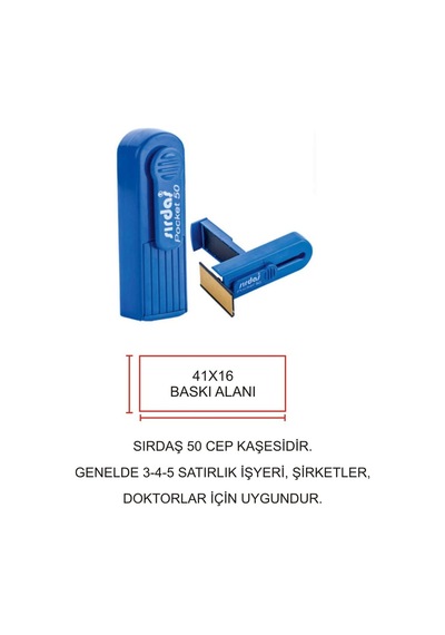 Cep Kaşe Sırdaş 50 Kişiye Özel Şirket Kaşesi Çok Renkli