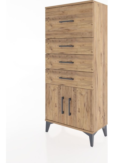 Hyperion Dolap 4 Çekmeceli 2 Kapaklı 60x44x134 Çam-çam Çam Hyperion Dolap 4 Çekmeceli 2 Kapaklı 60x44x134 Çam-çam Çam