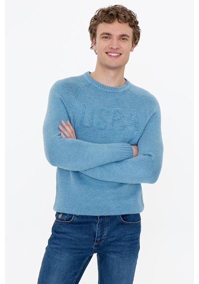 U.S. Polo Assn. Erkek Slim Fit Kazak Çok Renkli