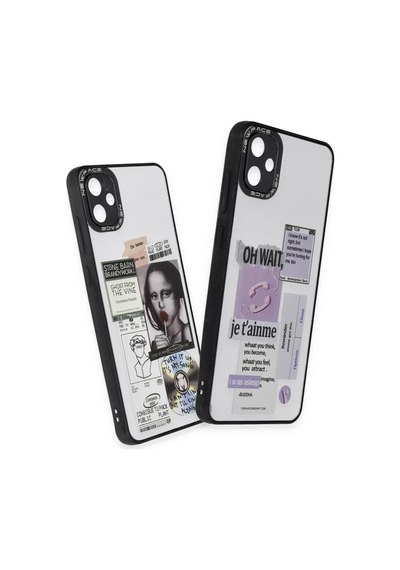 Newface Samsung Galaxy A05 Kılıf Mirror Desenli Kapak - Mirror - 4 Gri