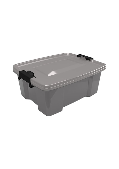 Koçtaş Qlear Box Kilitli Kutu 22 L Long Gri