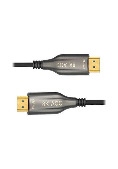 Wozlo 40mt 8k Hdmı 2.1 Aktif Fiber Optik Aoc Hdmi Kablo 8k 60hz 4k 60/120hz Earc Hdr D-hdr Hdcp2.3