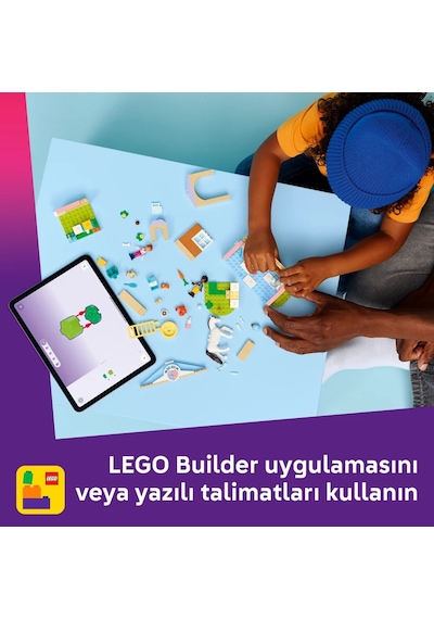 LEGO® Friends Veteriner Kliniği 42696 - 4 Yaş ve Üzeri için Minifigür İçeren Yaratıcı Oyuncak Yapım Seti (141 Parça)