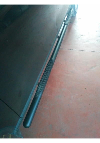 Rexton 2005-2014 Uyumlu Krom Ø70 Yan Basamak Tubular C Modeli Siyah