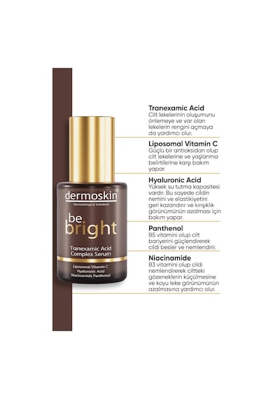 Dermoskin Be Bright Tranexamic Acid Complex Serum 30 ML