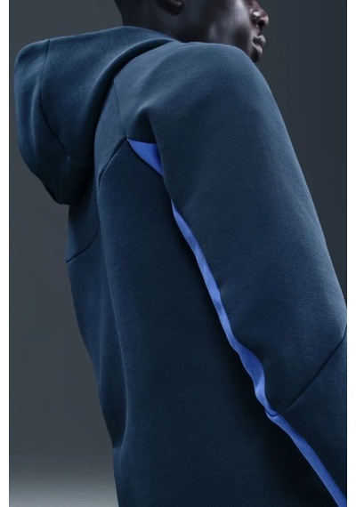 Nike Tech Fleece Full Zip Windrunner Hoodie Kapüşonlu Unisex Sweatshirt Lacivert